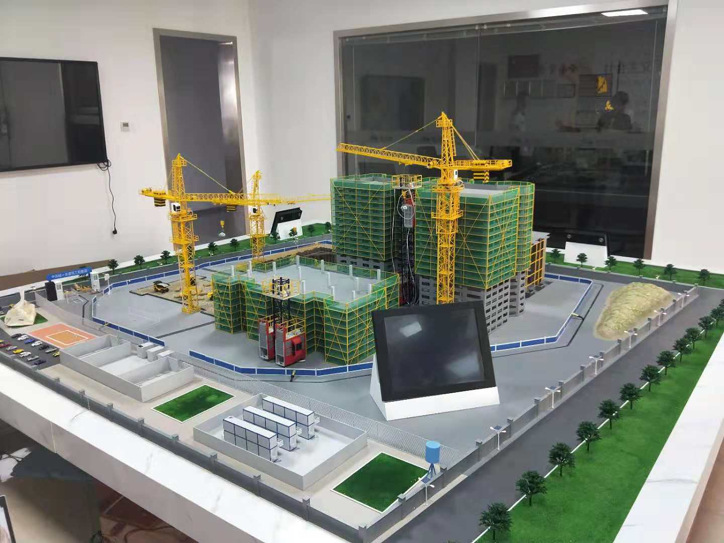 徐汇区建筑施工场景模型